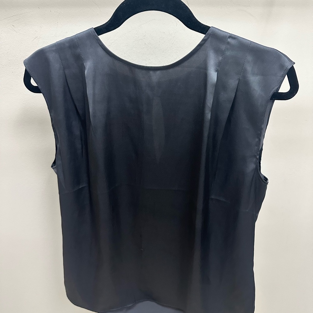 Express Blue Boxy Muscle Tee